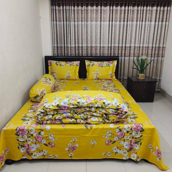 5 Pecs Luxury Couple Comforter Set