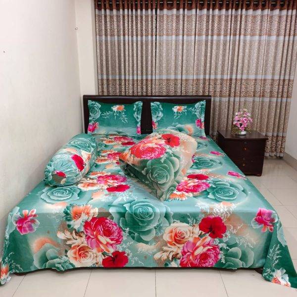 5 Pecs Luxury Couple Comforter Set