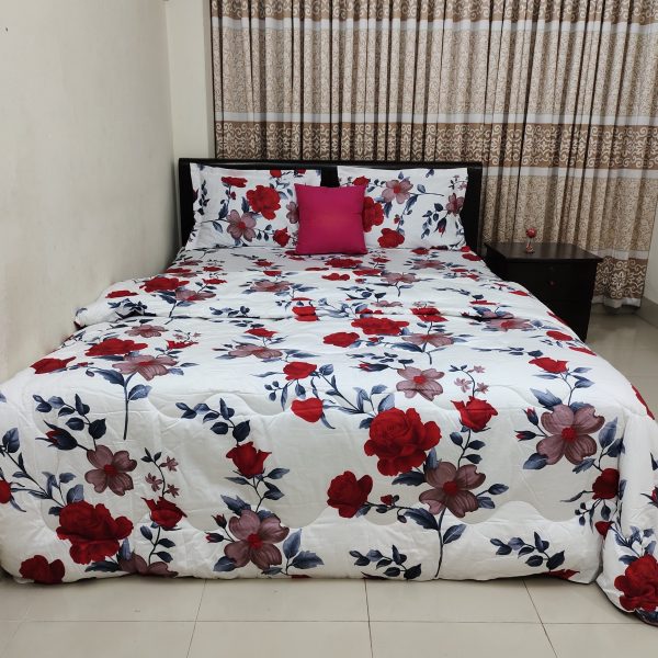 5 Pecs Luxury Couple Comforter Set