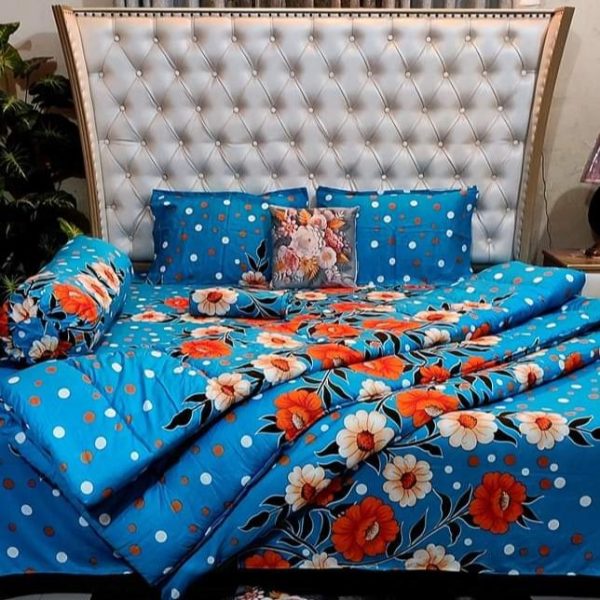5 Pecs Luxury Couple Comforter Set