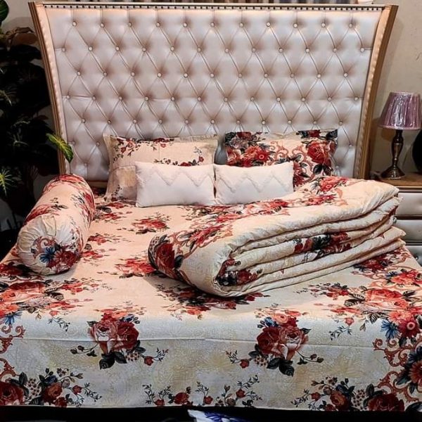 5 Pecs Luxury Couple Comforter Set